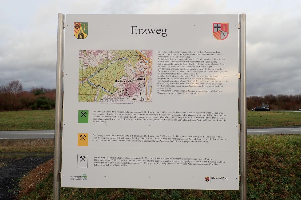 Erzweg Gierenderhöhe (1)  GPS Wanderatlas