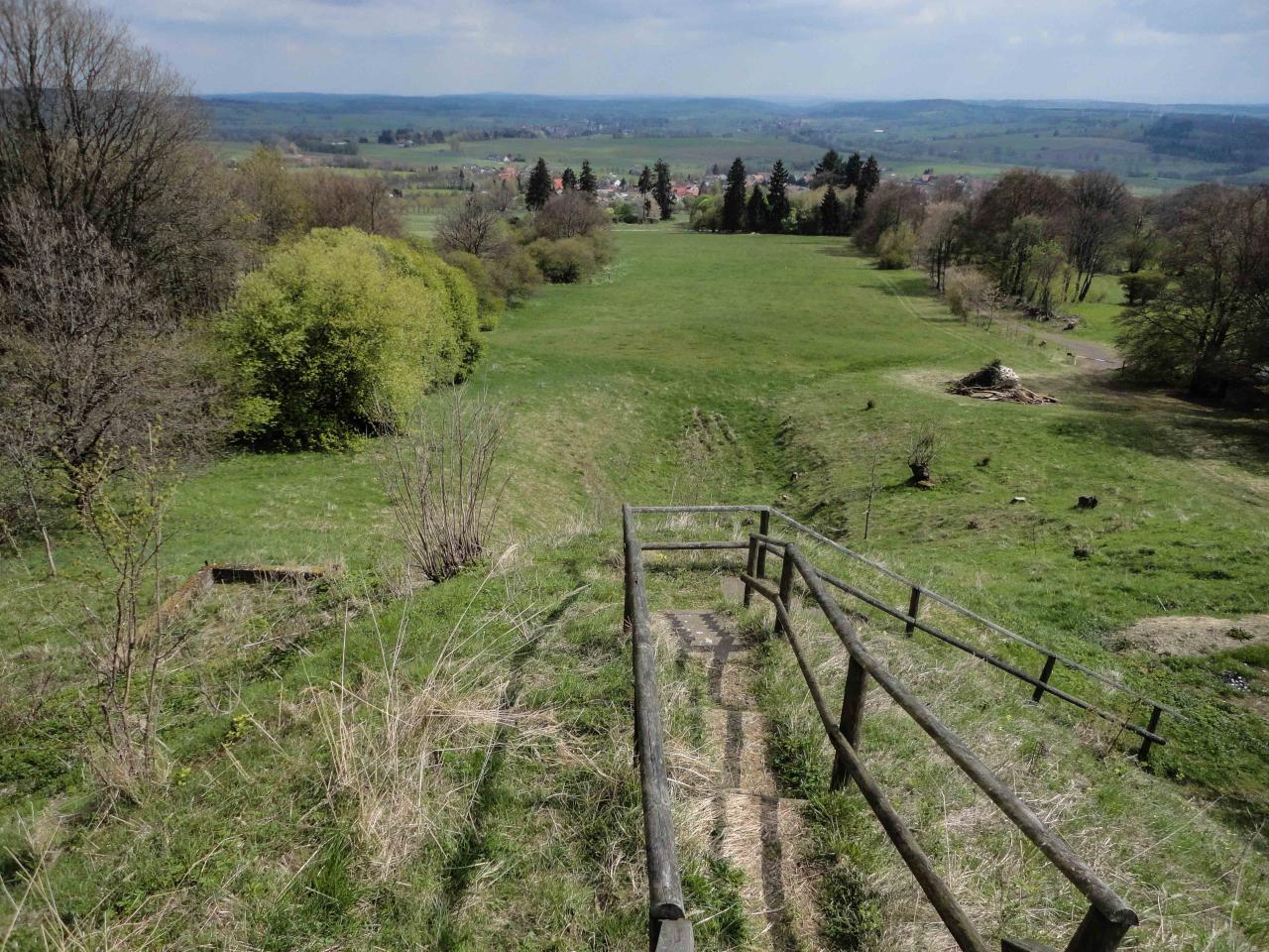 Der Weißer Stein Weg Grebenhain GRW 1 GPS Wanderatlas
