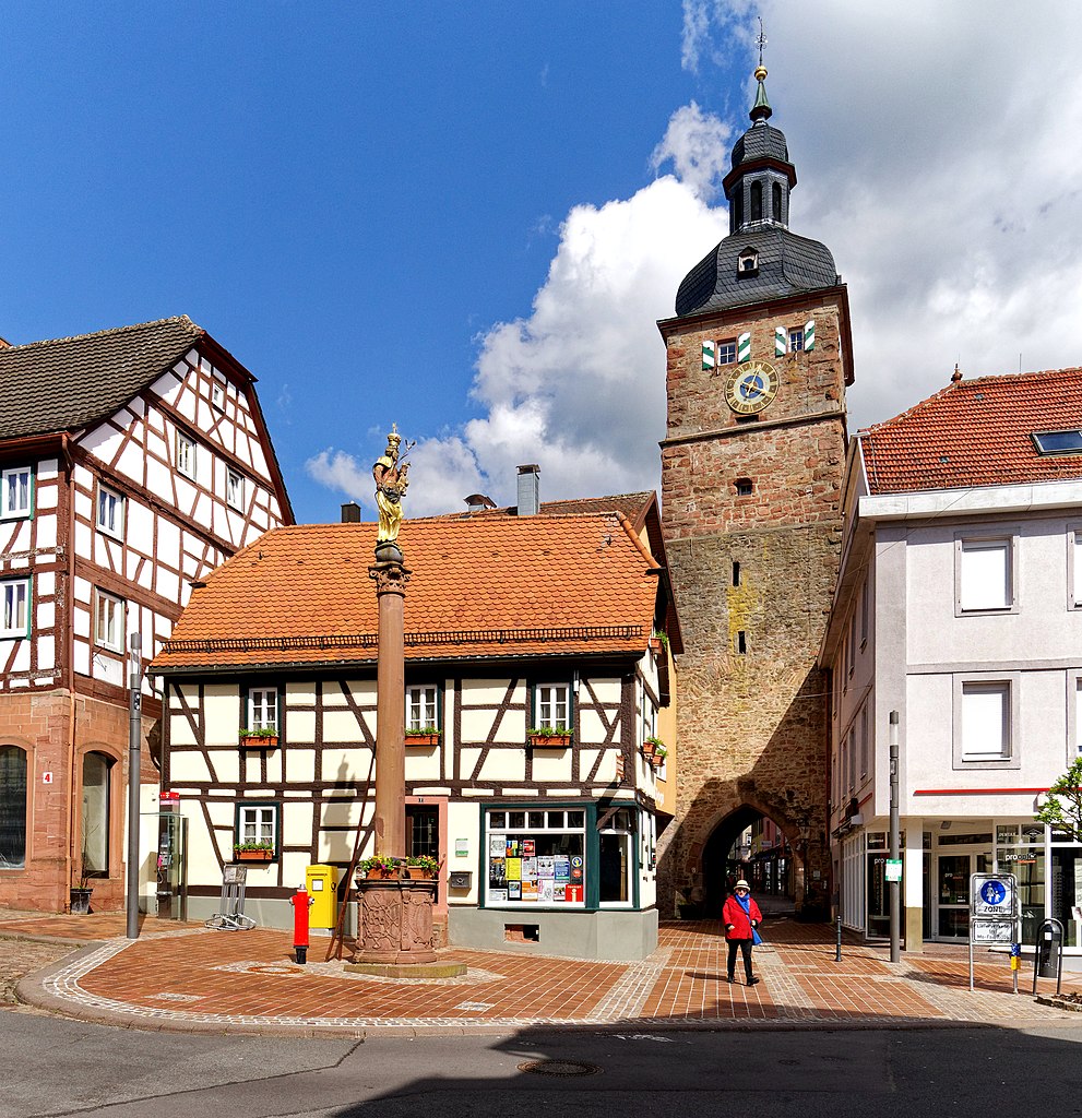 Rundtour durch Buchen im Odenwald (mit Wartturm und Hollersee) GPS