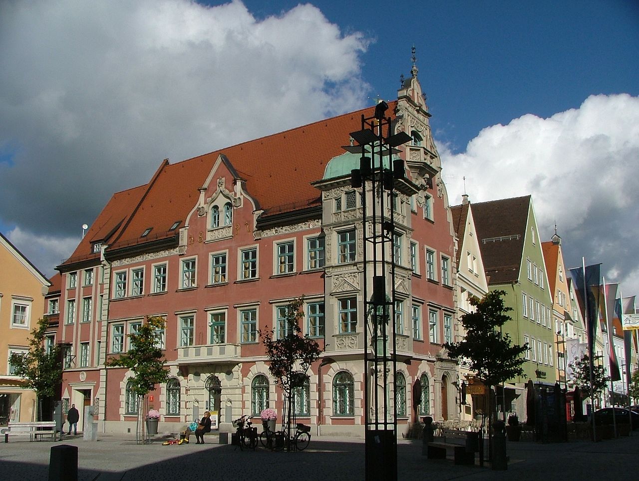 Mindelheim Stadtrundgang, Bergwald und Unggenrieder Weiher GPS