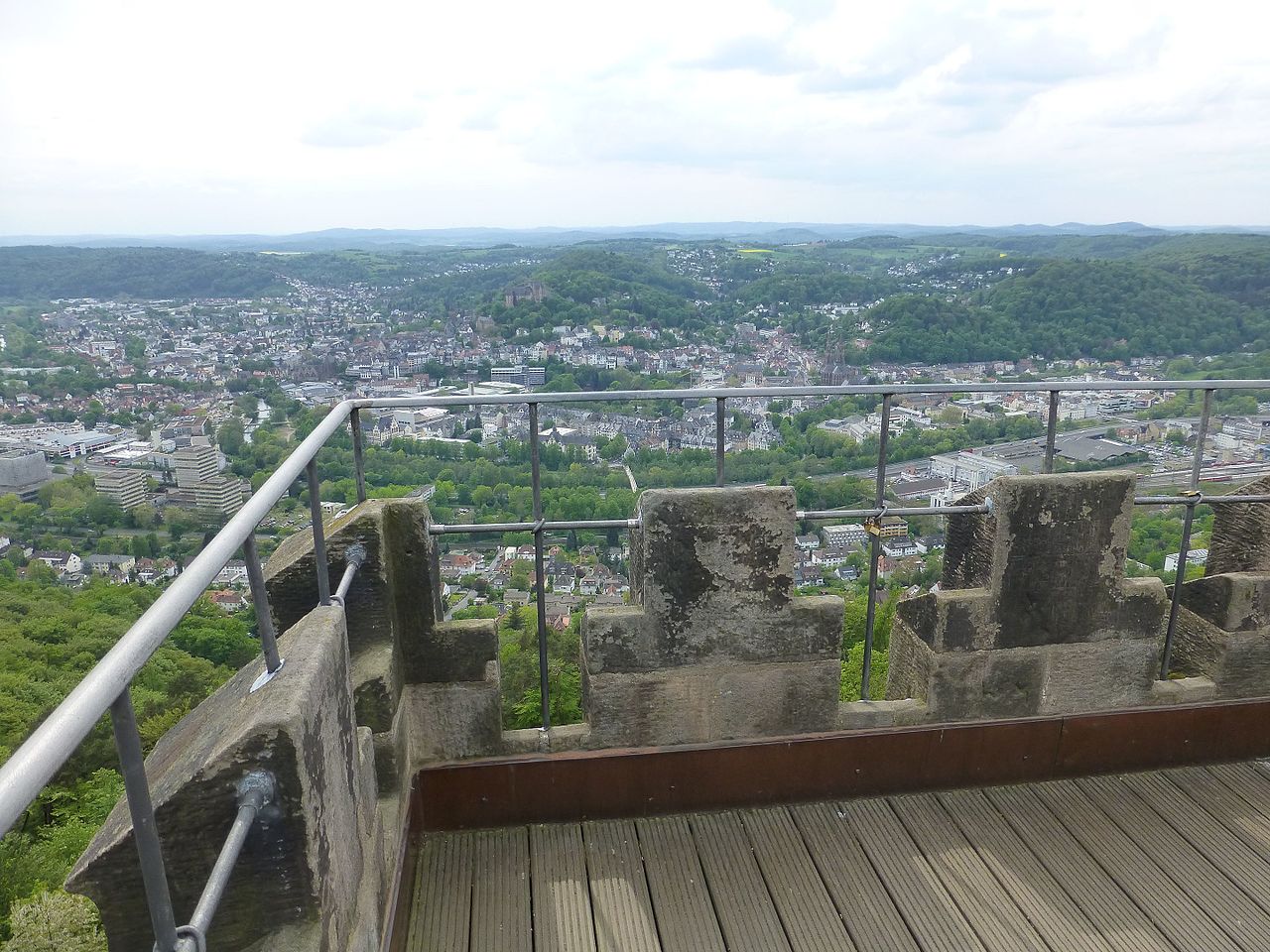 Marburg erwandern Spiegelslustturm und Bismarckturm GPS Wanderatlas