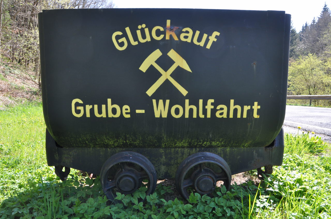 Besucherbergwerk Grube Wohlfahrt GPS Wanderatlas