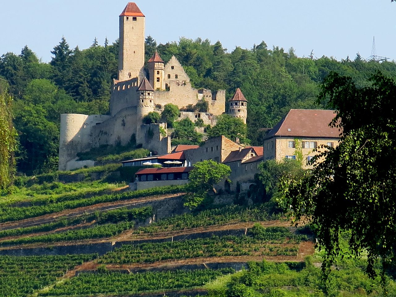 Burg Hornberg Runde um die Burg des Götz von Berlichingen GPS Wanderatlas