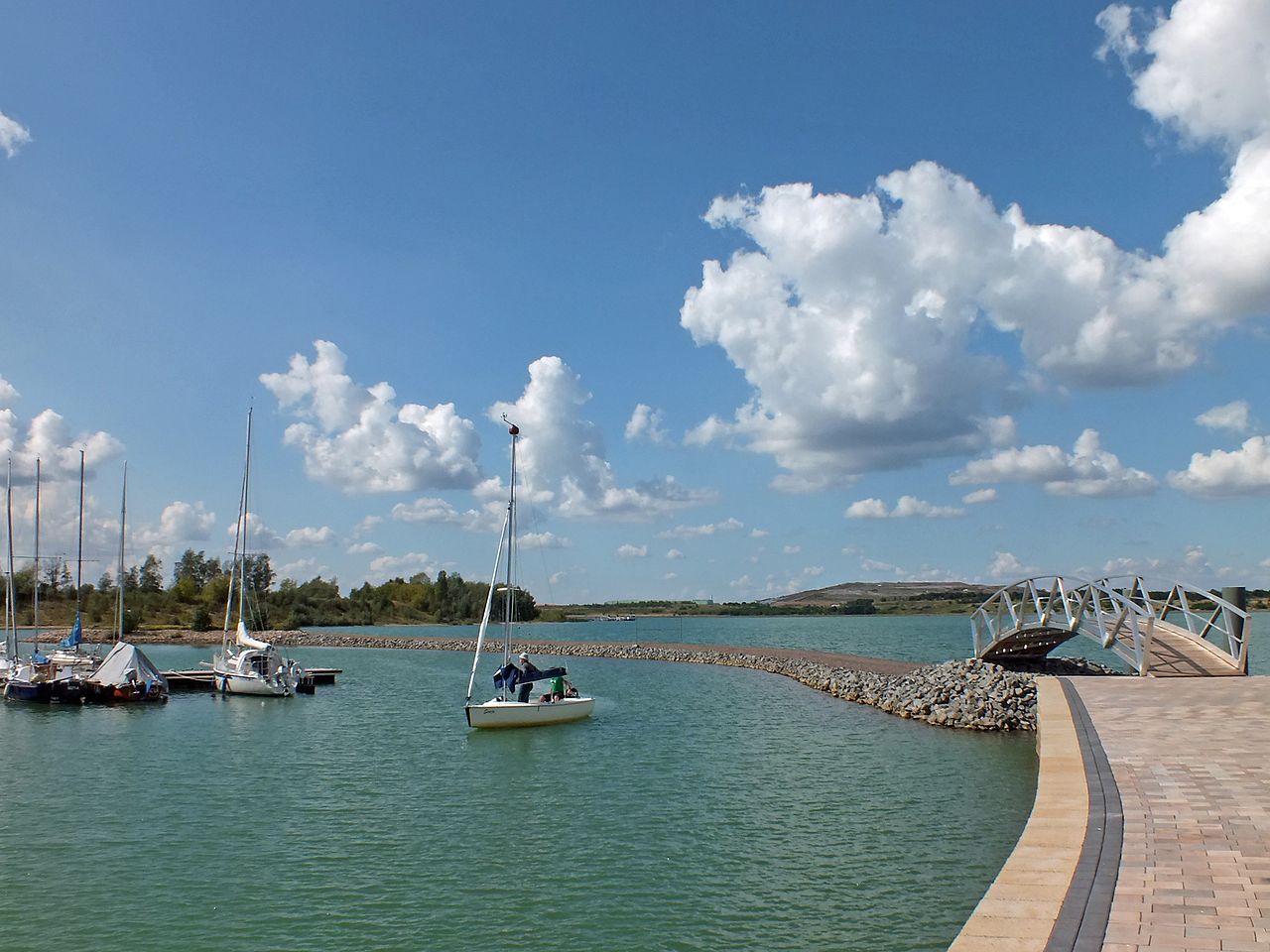 Wanderung am Südufer des Störmthaler Sees | GPS Wanderatlas