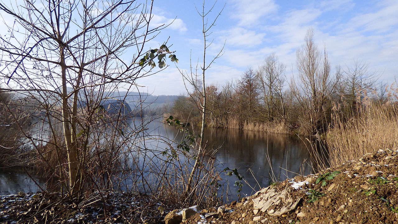 Haff Réimech: die alten Baggerseen bei Schengen | GPS Wanderatlas