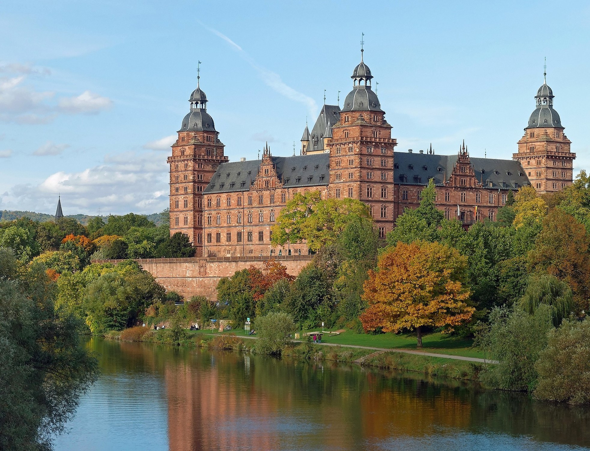 Aschaffenburg Stadtrundgang Im bayerischen Nizza Am Main GPS 