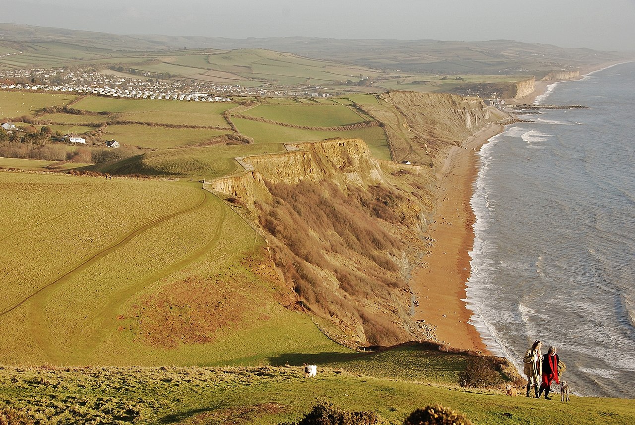 Wanderung von Bridport nach West Bay (Jurassic Coast) GPS Wanderatlas