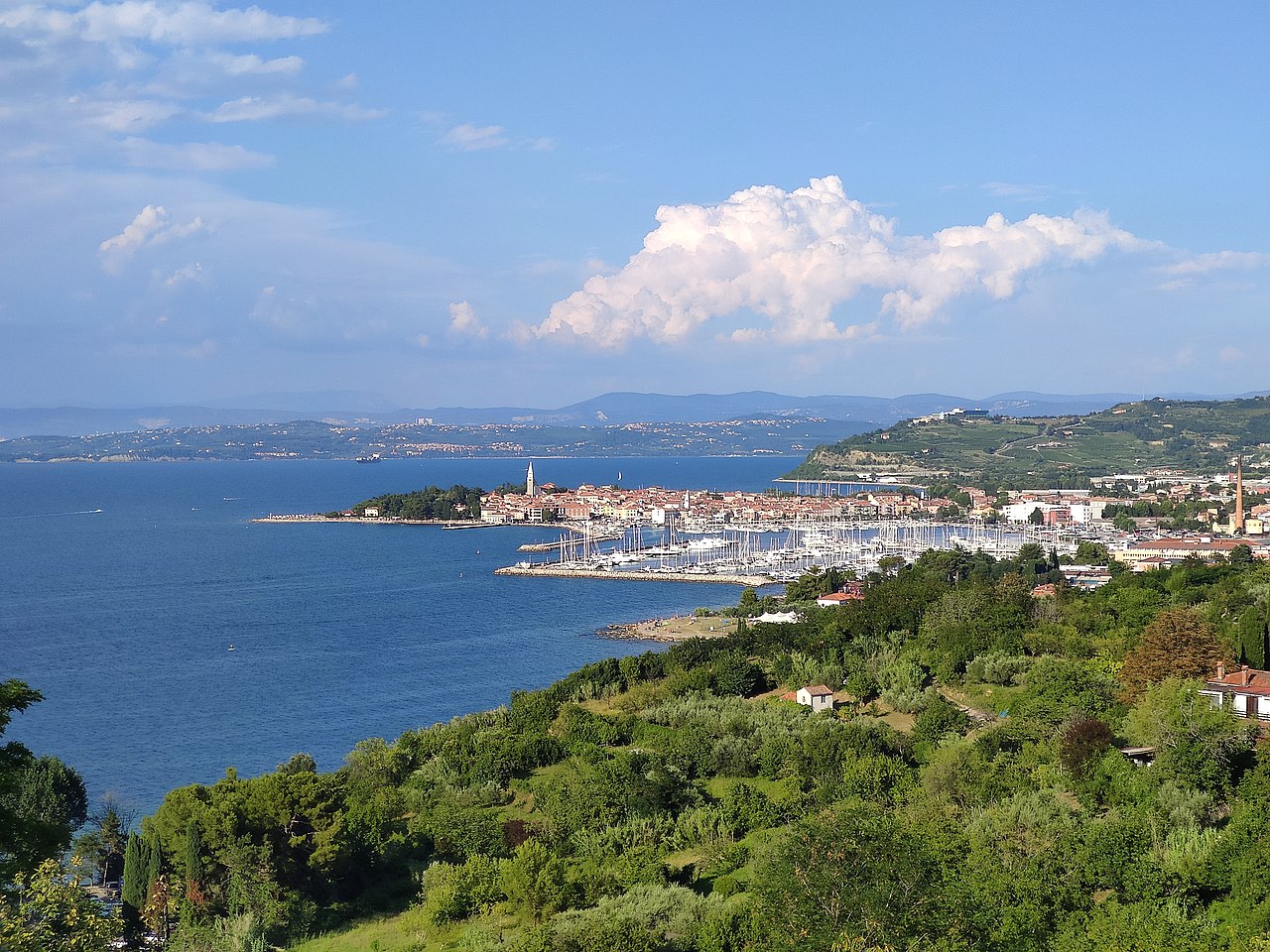 Wanderung von Izola zur Halbinsel Strunjan und an die Bucht San Simon