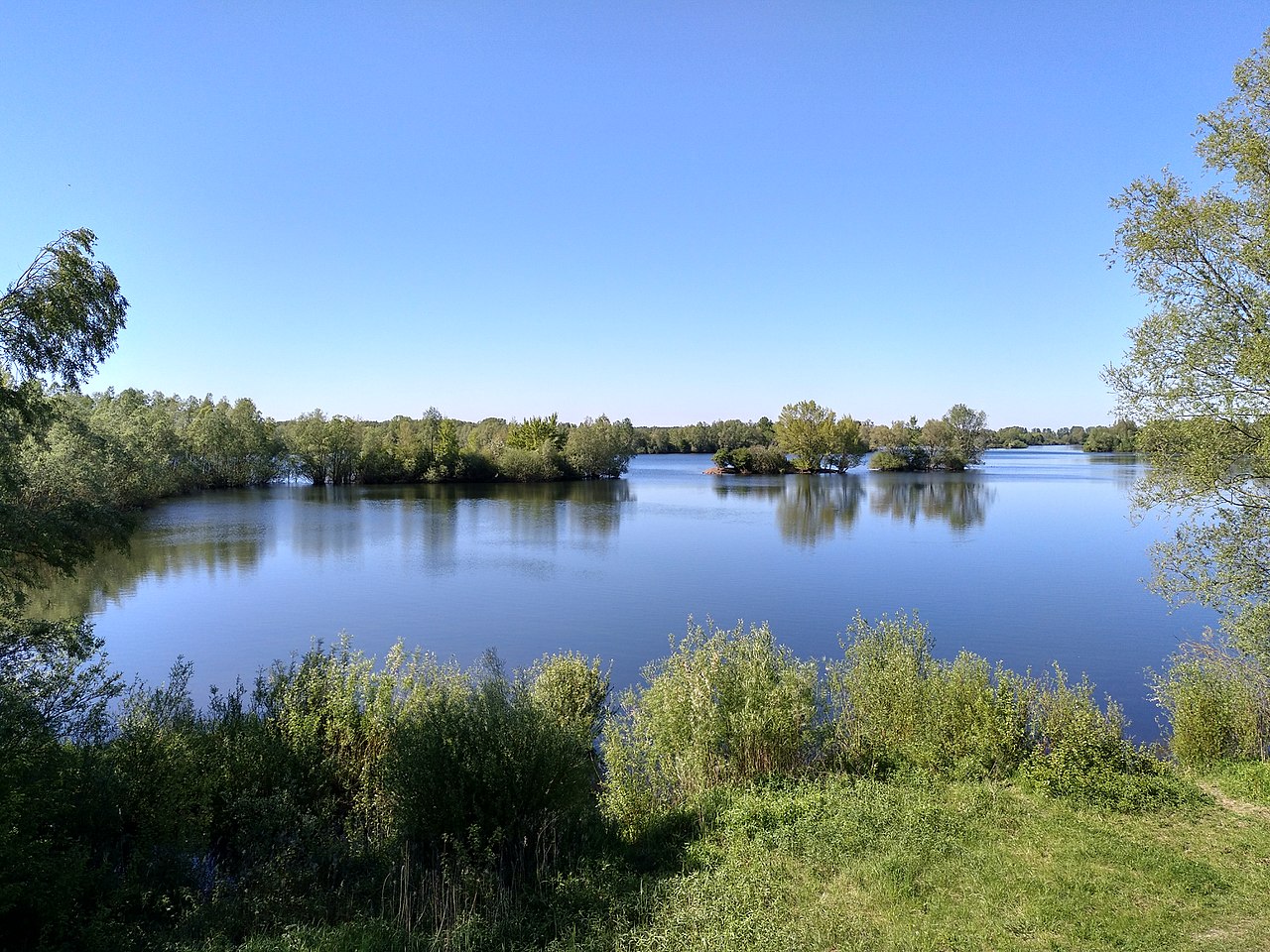 Wanderung durch die Leineaue an den Koldinger Seen GPS Wanderatlas