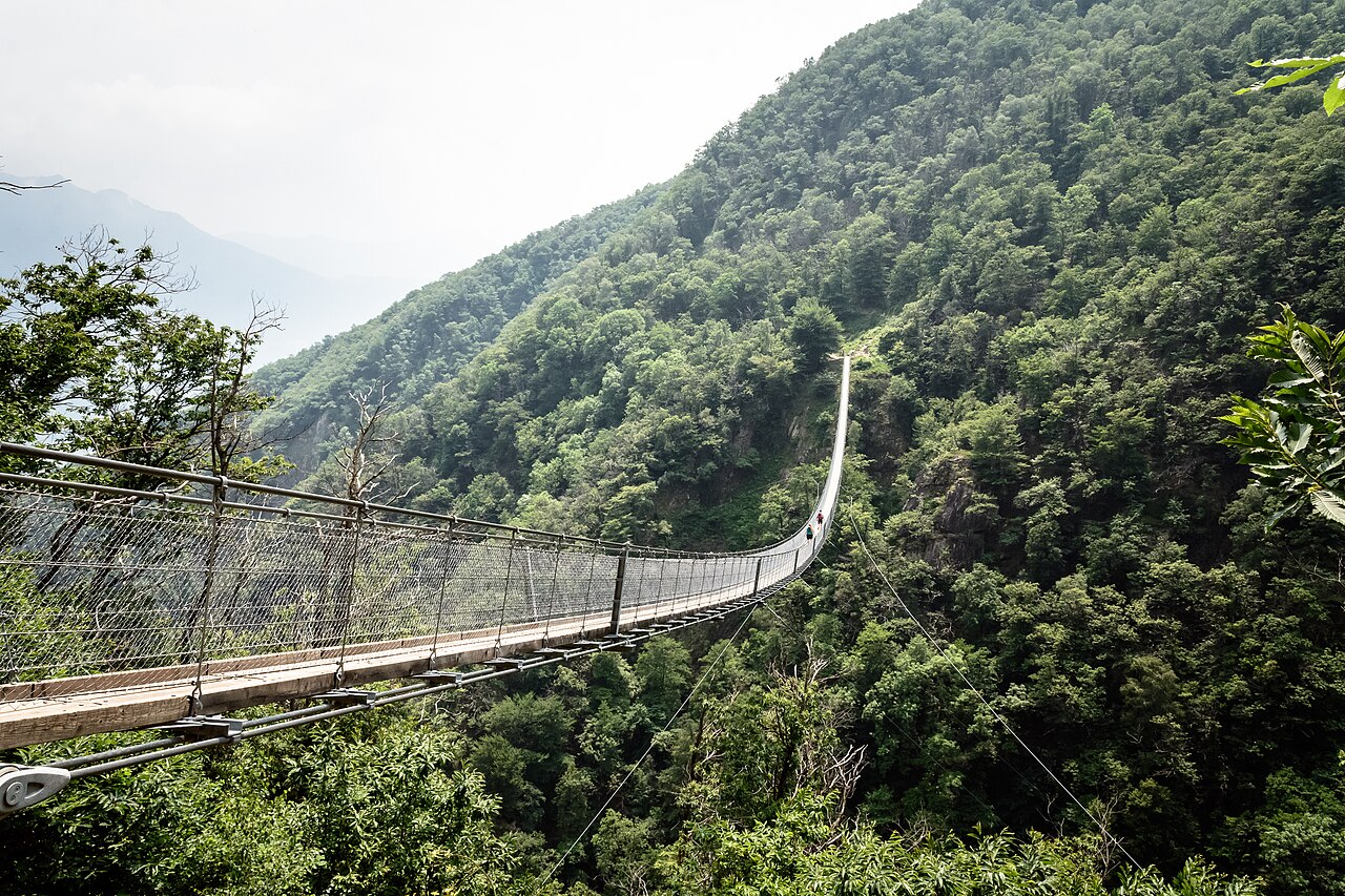 Rundwanderung ber Die Ponte Tibetano Bei Monte Carasso Bellinzona rundwanderung-ber-die-ponte-tibetano-bei-monte-carasso-bellinzona