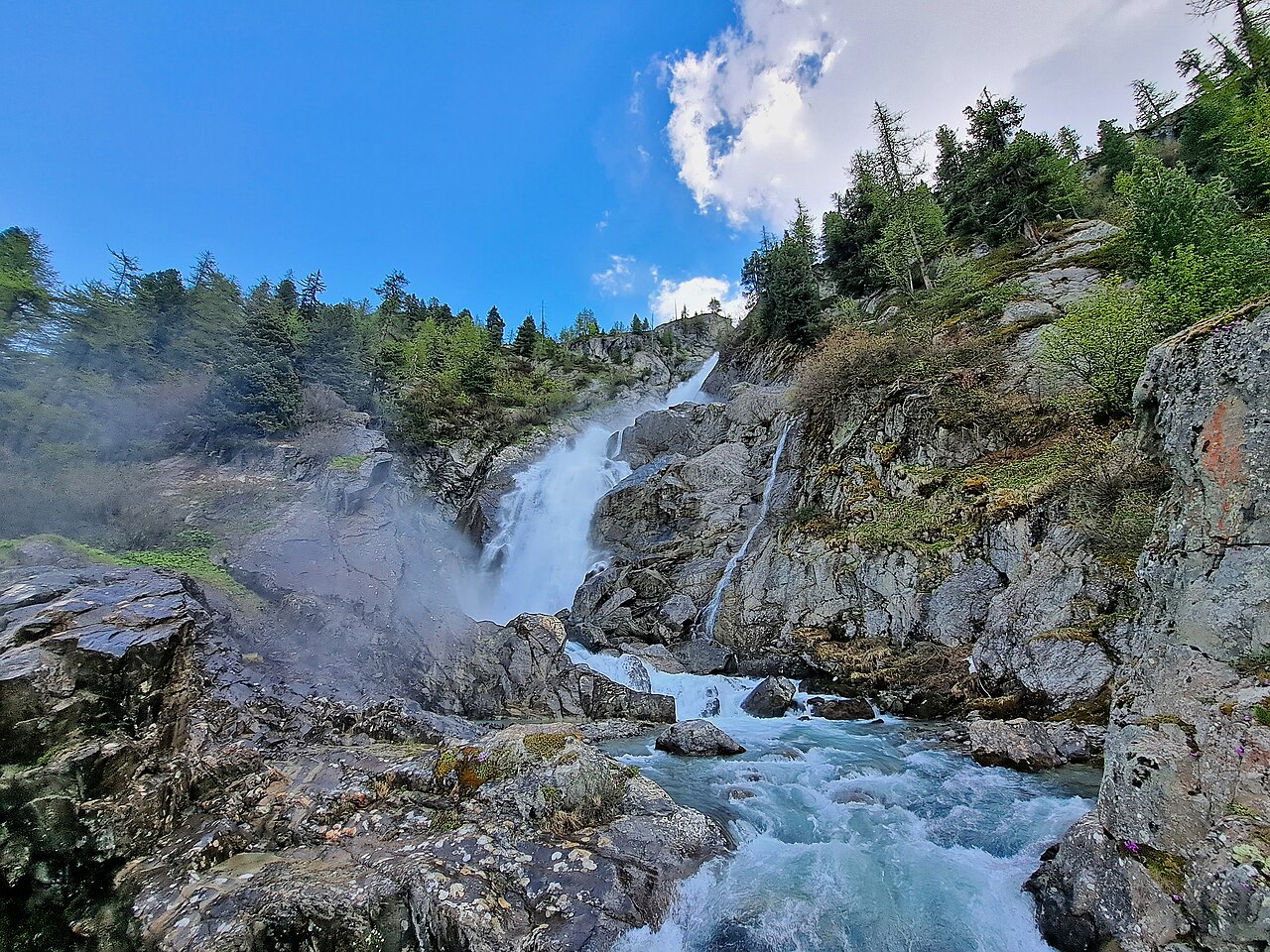 Cascate del Rutor – zu den berauschendsten Wasserfällen des Aostatals ...